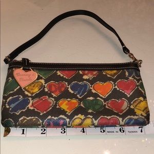 Dooney & Bourke Hearts Wristlet